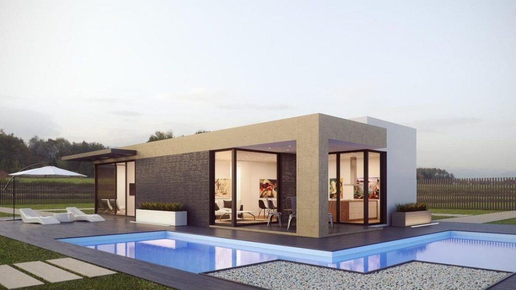 Moderne nieuwste generatie schuiframen met minimalistisch design en grote glaspartijen voor maximale lichtinval in een contem